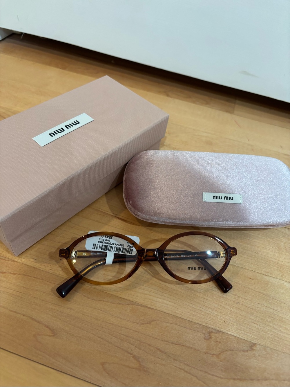 Miu Miu VMU 01XV Geometric Eyeglasses - brand new! - Picture 3 of 7